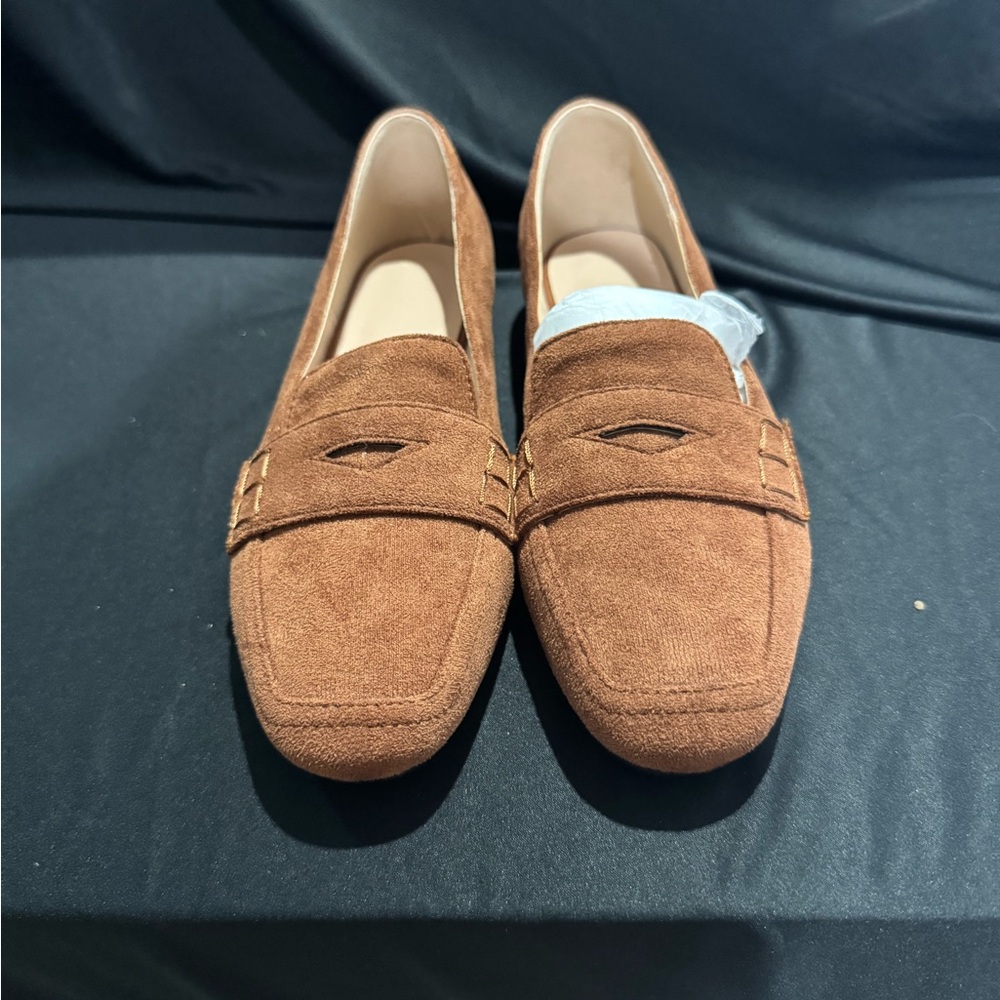 Brown Suede Loafers New Without Box